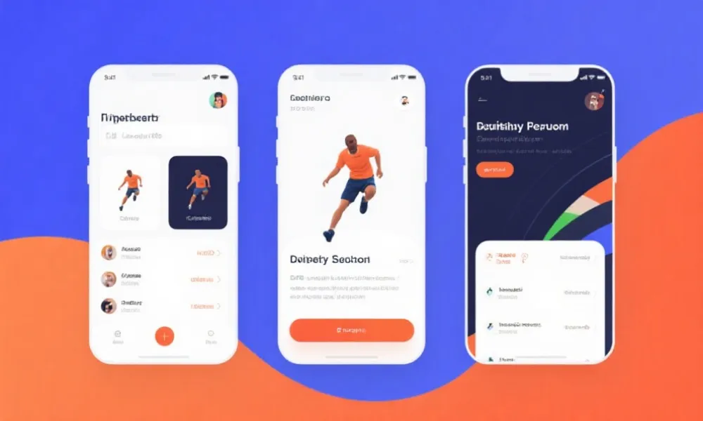 黑白直播App界面